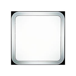 18W LED Square Ceiling Light, Black Edge, 6500K, 1900 Lumen