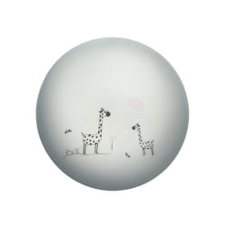 18W LED Round Ceiling Light 6500K, 1950 Lumen, Giraffe Print