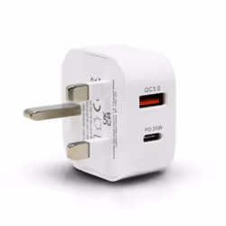 Fast Charging 5V 3A USB+Type-C Home Plug Charger