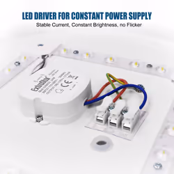 24W LED Ceiling Light 6500K, 2500 Lumen, Round, gold edged