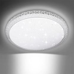 18W LED Round Ceiling Light 6500K, 1950 Lumen