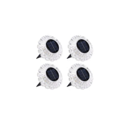 Solar Acrylic Decking Light (Set of 4)