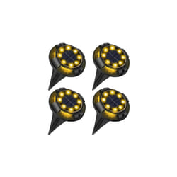 Solar Outdoor Garden Light IP65 Warm White 3000K, Pack of 4