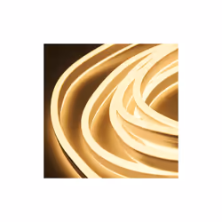 Neon LED Strip 5M Cable with Power Adapter, 8.5W/M, Warm Light 3000K