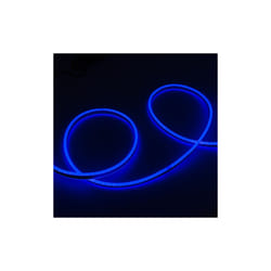 Neon LED Strip 5M Cable with Power Adapter, 8.5W/M, Blue Light