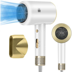 Hair Dryer 1600W-2000W, Ionic technology, 2 speed, White
