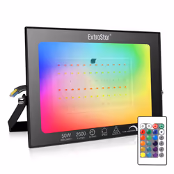 50W RGB LED Flood Light, 16 colours, IP65