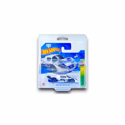 Mad Mike Drift Attack (White & Blue) 5/10 HW Exotics - 2023-209/250 (Short Card) - COMES IN A KLAS CAR KEEPER SHORT CARD PROT ...