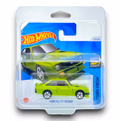 Ford Escort RS2000 (Lime Green) 1/10 Factory Fresh - 2024-23/250 (Short Card) - COMES IN A KLAS CAR KEEPER SHORT CARD PROTECT ...