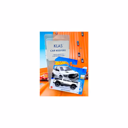 2020 Ram 1500 Rebel (White & Black) 1/10 Factory Fresh - 2024-24/250 (Short Card) - COMES IN A KLAS CAR KEEPER SHORT CARD PROTECTOR CASE - HTC52