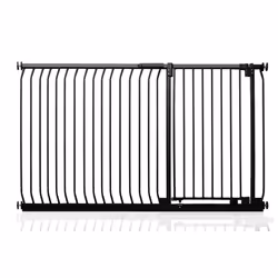 Safetots Extra Tall Elite Safety Gate - Matt Black, 171cm - 180cm