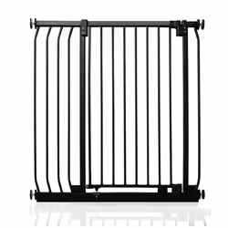 Safetots Extra Tall Elite Safety Gate - Matt Black, 89cm - 98cm