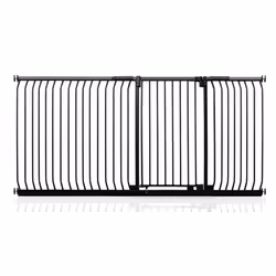 Safetots Extra Tall Elite Safety Gate - Matt Black, 216cm - 225cm