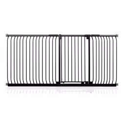 Safetots Extra Tall Elite Safety Gate - Matt Black, 225cm - 234cm