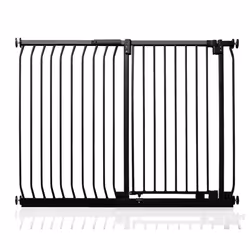 Safetots Extra Tall Elite Safety Gate - Matt Black, 125cm - 134cm