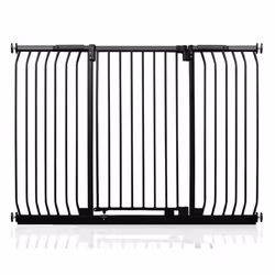 Safetots Extra Tall Elite Safety Gate - Matt Black, 143cm - 152cm