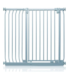 Safetots Extra Tall Elite Safety Gate - Matt Grey, 107cm - 116cm