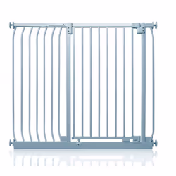 Safetots Extra Tall Elite Safety Gate - Matt Grey, 116cm - 125cm