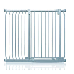 Safetots Extra Tall Elite Safety Gate - Matt Grey, 116cm - 125cm
