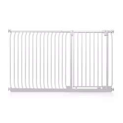 Safetots Extra Tall Elite Safety Gate - Matt White, 171cm - 180cm