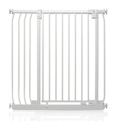 Safetots Extra Tall Elite Safety Gate - Matt White, 89cm - 98cm