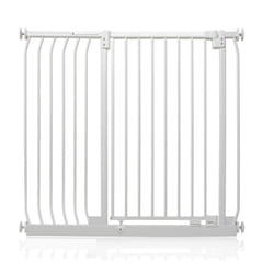 Safetots Extra Tall Elite Safety Gate - Matt White, 107cm - 116cm