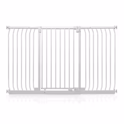 Safetots Extra Tall Elite Safety Gate - Matt White, 170cm - 179cm