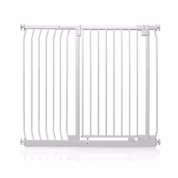 Safetots Extra Tall Elite Safety Gate - Matt White, 116cm - 125cm