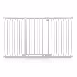 Safetots Extra Tall Elite Safety Gate - Matt White, 188cm - 197cm