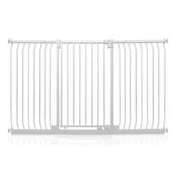 Safetots Extra Tall Elite Safety Gate - Matt White, 188cm - 197cm