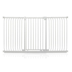 Safetots Extra Tall Elite Safety Gate - Matt White, 197cm - 206cm