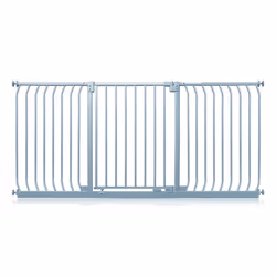 Safetots Elite Pressure Safety Gate - Matt Grey, 188cm - 197cm