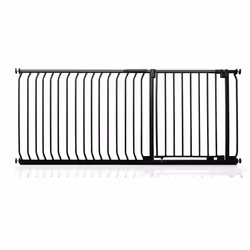 Safetots Elite Pressure Safety Gate - Matt Black, 171cm - 180cm