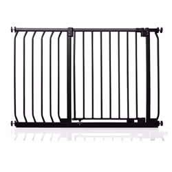 Safetots Elite Pressure Safety Gate - Matt Black, 98cm -107cm