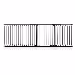 Safetots Elite Pressure Safety Gate - Matt Black, 225cm - 234cm