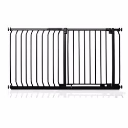 Safetots Elite Pressure Safety Gate - Matt Black, 125cm - 134cm