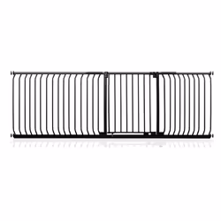 Safetots Elite Pressure Safety Gate - Matt Black, 234cm - 243cm