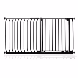 Safetots Elite Pressure Safety Gate - Matt Black, 134cm - 143cm