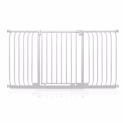 Safetots Elite Pressure Safety Gate - Matt White, 152cm - 161cm