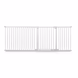 Safetots Elite Pressure Safety Gate - Matt White, 216cm - 225cm