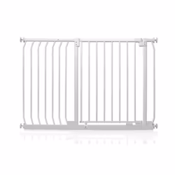Safetots Elite Pressure Safety Gate - Matt White, 116cm - 125cm