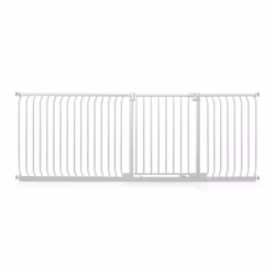 Safetots Elite Pressure Safety Gate - Matt White, 225cm - 234cm