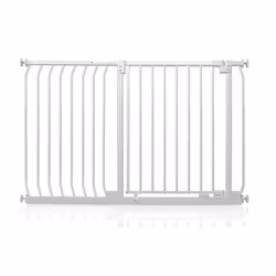 Safetots Elite Pressure Safety Gate - Matt White, 125cm - 134cm