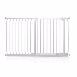 Safetots Elite Pressure Safety Gate - Matt White, 134cm - 143cm