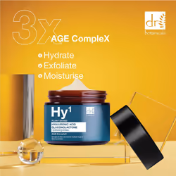 Dr Botanicals Hyaluronic Acid & Gluconolactone Hydrating Anti-Aging Facial Mask | Reduce Wrinkles  Renew  Gentle Exfoliate and Revitalize Skin with No
