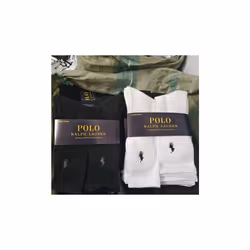 Ralph Lauren Socks Polo Socks 6 pairs - white