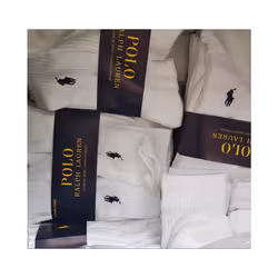 Ralph Lauren Socks Polo Socks 6 pairs - white