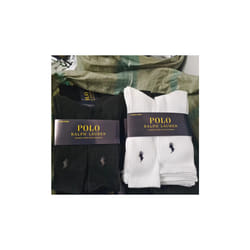 Ralph Lauren Socks Polo Socks 6 pairs - black