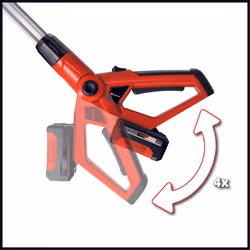 Einhell Cordless High Reach Hedge Trimmer Tool With Battery And Charger 18V