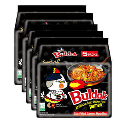 Samyang Buldak Noodles (140 x 5)g Chicken Flavour - Pack of 5